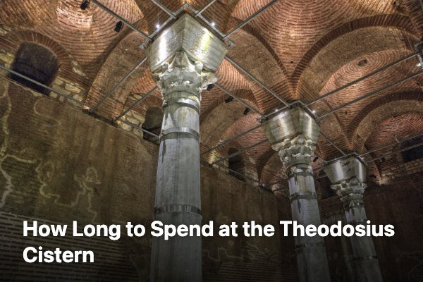 Interior of the Theodosius Cistern in Istanbul